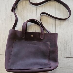 Portland leather crossbody